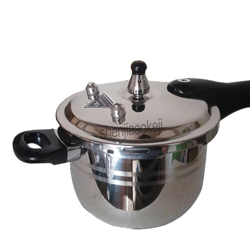 
2L Stainless steel pressure cooker 16cm Cooking Pan Household kitchen stew pot Commercial Pressure cooker stove Kitchenware 1pc 