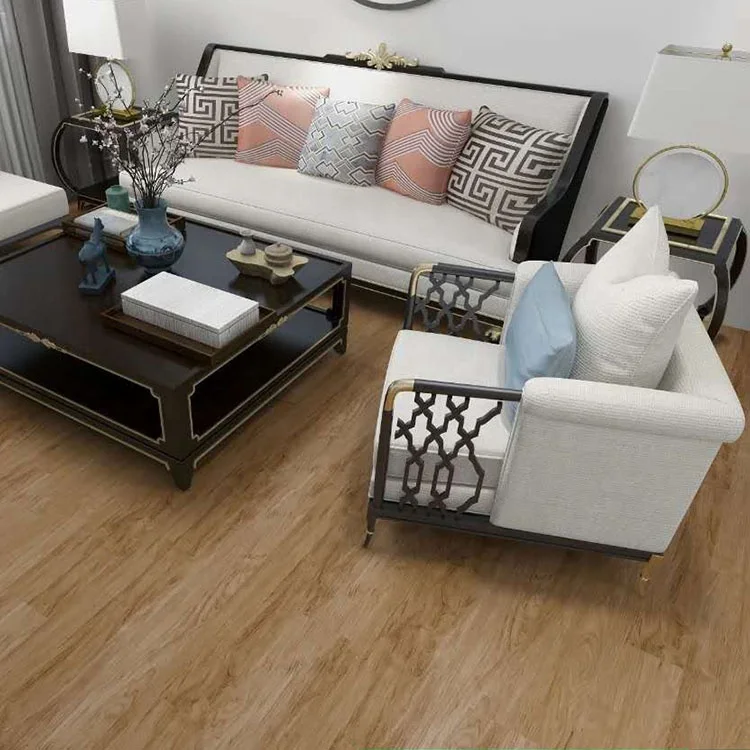 4mm/5mm/6mm Spc Vinyl Plank Floor Easy Maintenance Spc Flooring For Bathroom bedroom