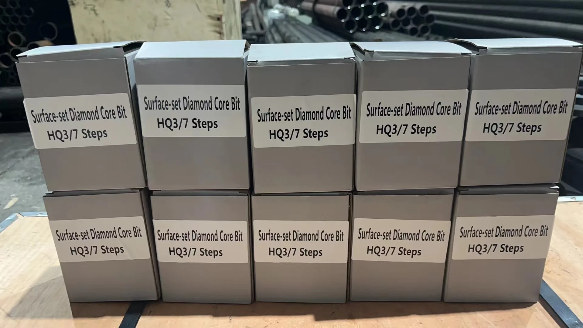 Surface set core bit Size NQ3 HQ3