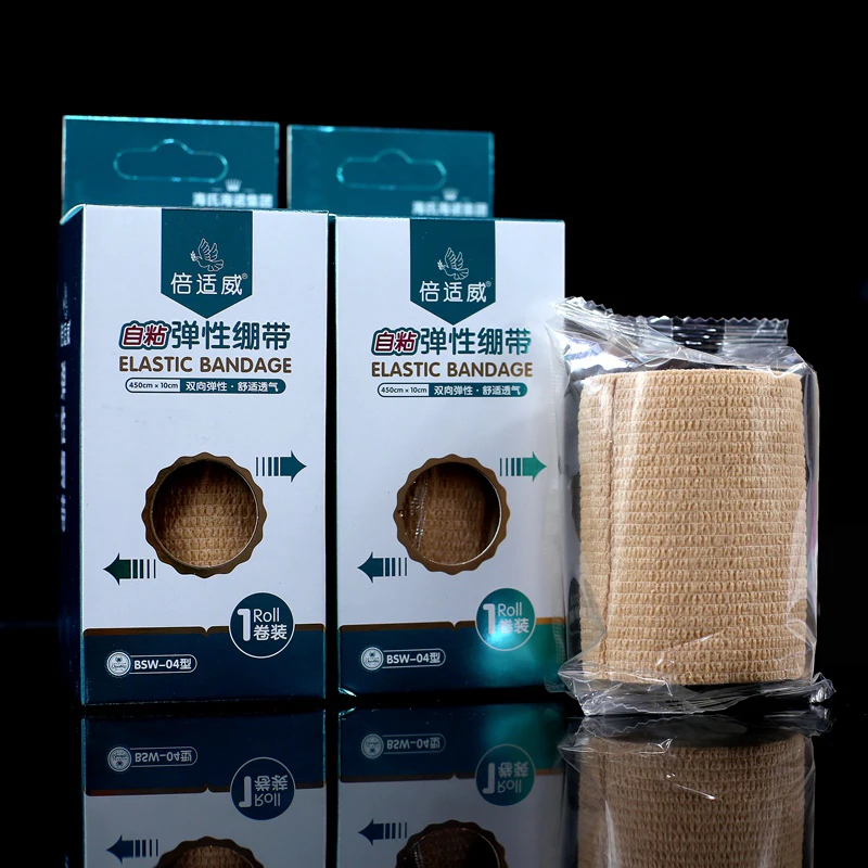 Medical Consumable High Elasticity Non Woven Self Adhesive Bandage