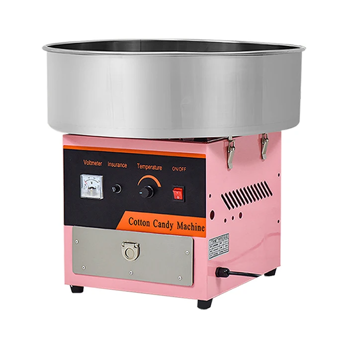 Commercial Full-Automatic Electric Cotton Candy Machine 220V Brushed Snack Restaurant Home Use New Condition Motor Core