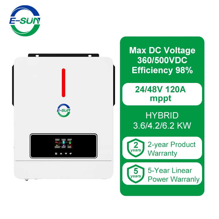 Esun Smart Micro Meritsun Mppt солнечная генераторная инверторная пластина гибридный включенный вне сети 2500 Вт 3 кВт кВА 5000 10 12 В