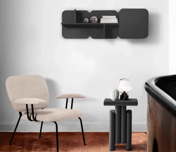 Wholesale Wall Hung Rack Modern Living Room Decor Shelves Wall Display Racks Floating Wooden Storage Shelf