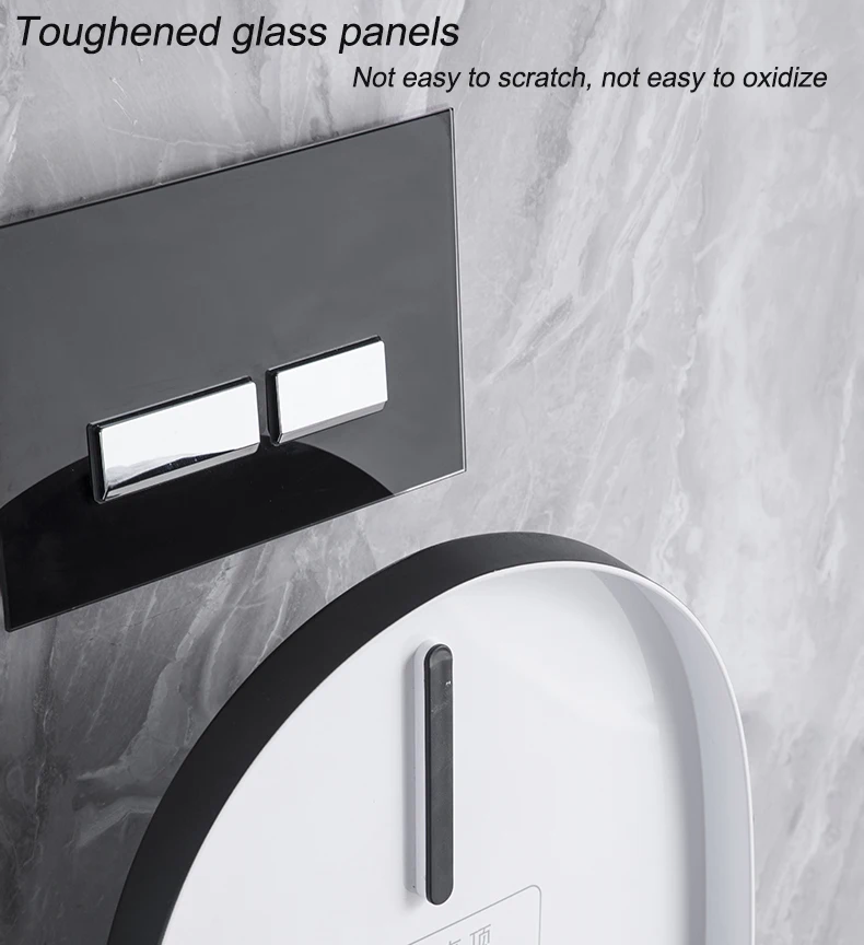 HEGII new design wall hang wc toilet bowl set ceramic electronic automatic bidet intelligent wall hung matt black smart toilet
