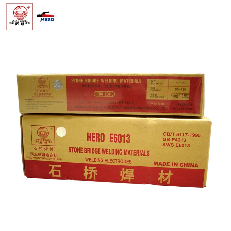 Golden Welding Electrodes Welding Rods E6013 E 7018 Rutile Steel Alloy Welding Electrodes E6013 Hero E6013