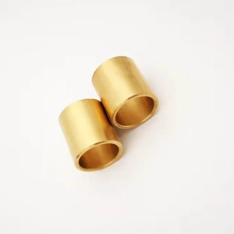factory high Precision custom Brass copper bronze matel aluminum stainless steel polished yellow zinc plated tube Bushing Sleeve