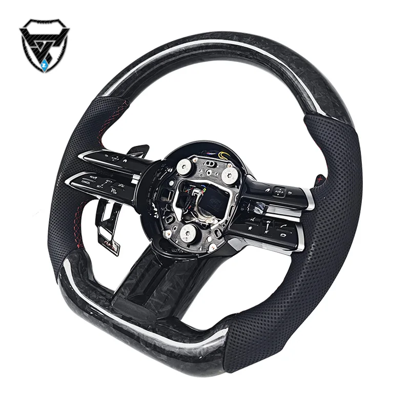 High luxury forged carbon fiber modified steering wheel for Mercedes Benz C GLC E S CLS AMG ZC-223-YD-T18-F