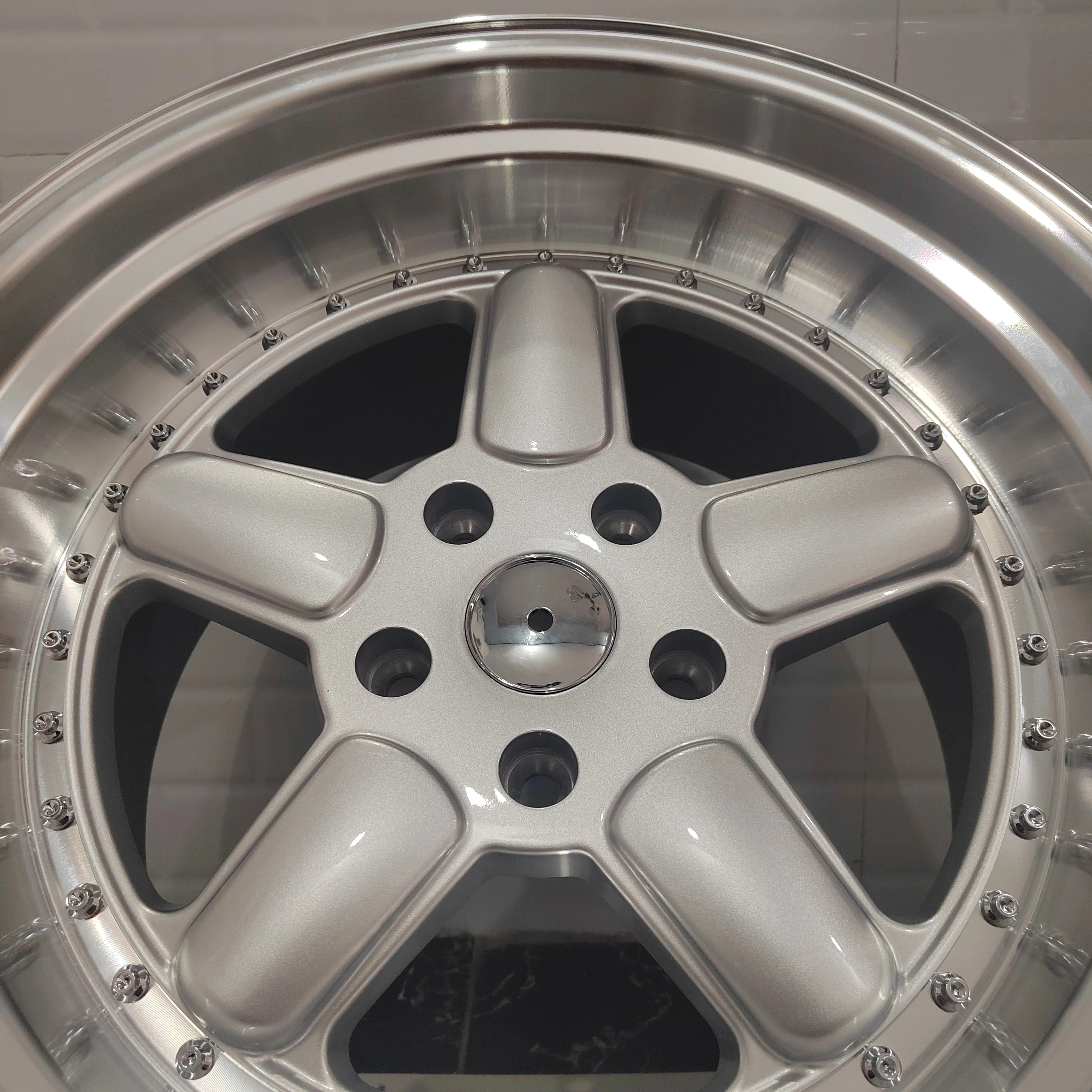 Wholesales 18inch 5x120 PCD Alloy Wheel Rim Deep Dish Lip Passenger Car Wheel For BMW
