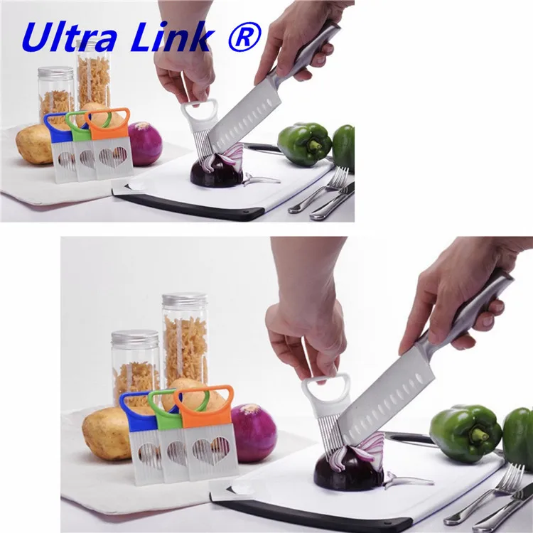 
Food Grade Stainless Steel Onion Holder for Onion Slicing Tomato Potato Holder Slicer 