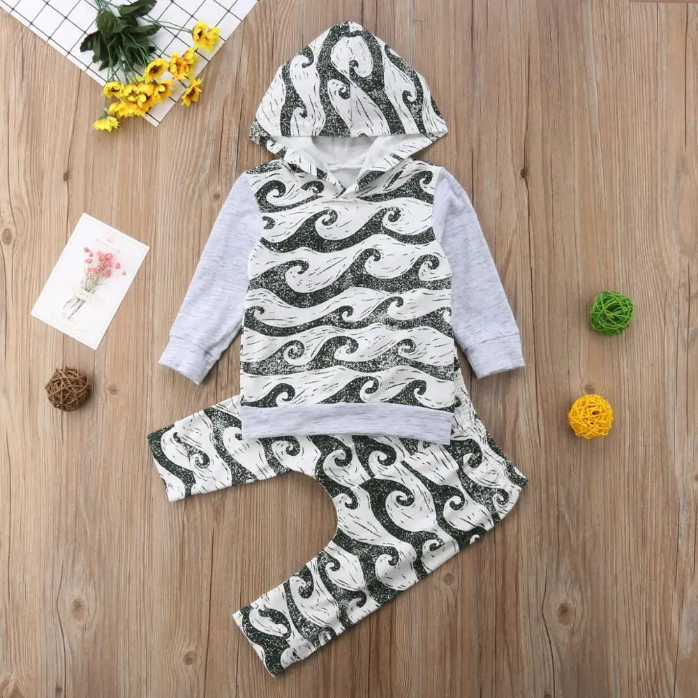 
Whole Baby CDlothing Sets Baby Boys Girls Hoodies Outfits Boutique Clothing Baby 2 Piece Set 