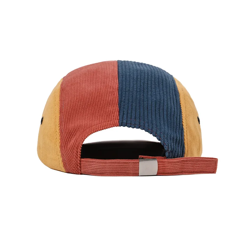 Blank Plain Camp Cap Snapback Custom Five Panel Sports Running Hat Duckbill Outdoor Camper 5 Panel Cotton Camping Hat