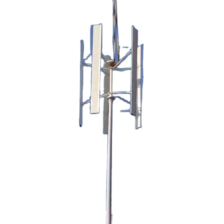 Wind Energ H Type Wind Turbine 24V 48V 2.5KW 5KW Vertical Wind Turbine Generator for Roof