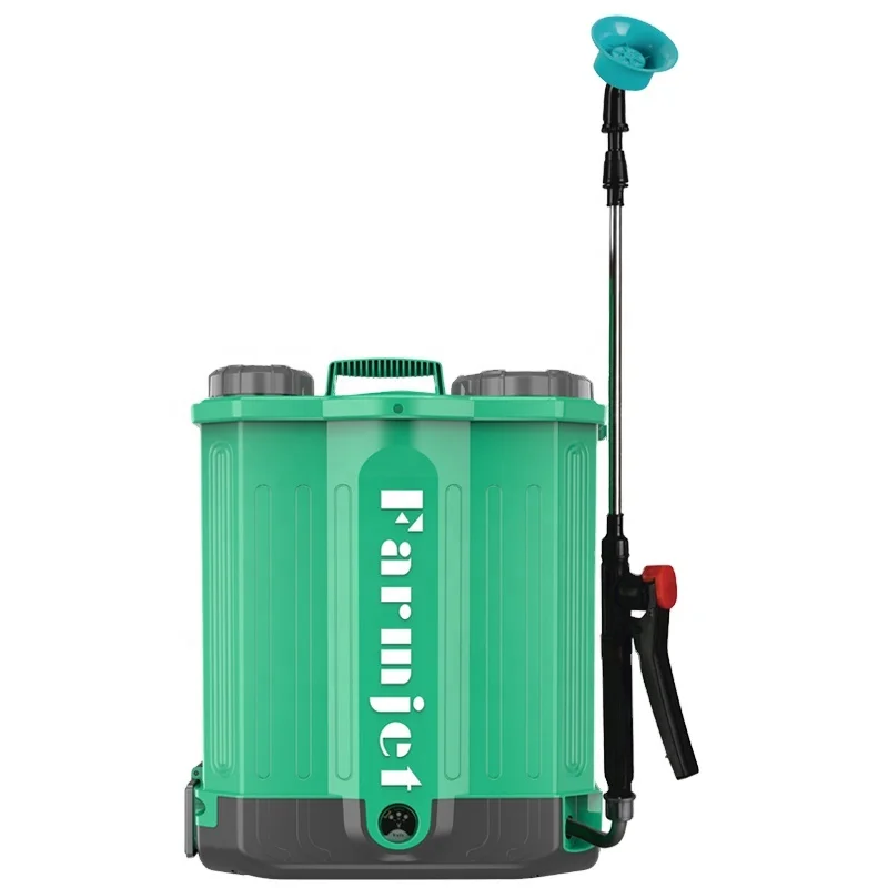 Farmjet 20L индикатор батареи Рюкзак Электрический опрыскиватель перезаряжаемый для фермы