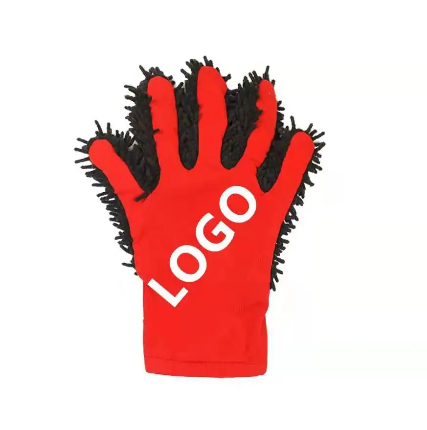 Factory logo custom  hair curl twist glove for black people