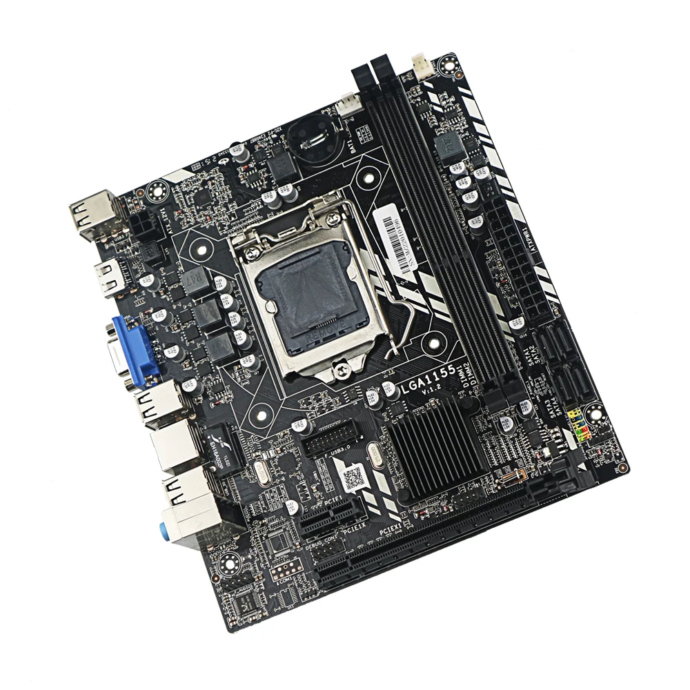 Высококачественный набор микросхем Intel H61 Express 1155 ПК материнская плата Ddr3 LGA Материнская игровые серверные приложения интегрированные двойные