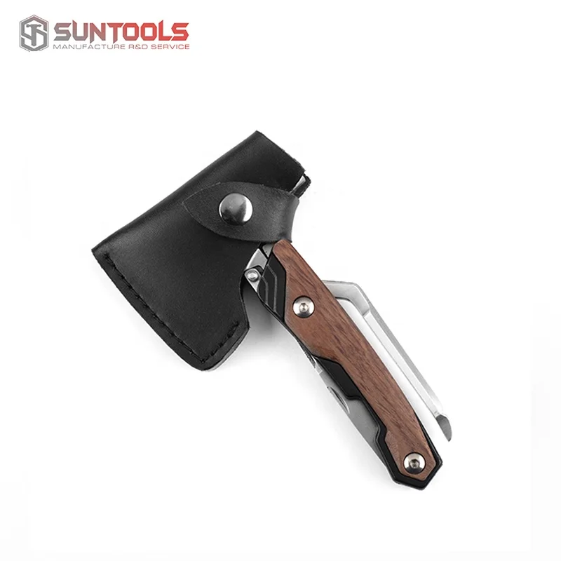 Portable multifunctional tool outdoor camping stainless steel axe safety hammer