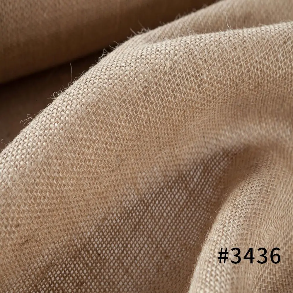 High Quality Custom Wholesale Factory Eco Friendly 100% Natural Color Jute Hessian Cloth Burlap 100% Jute Fabric from Bangladesh