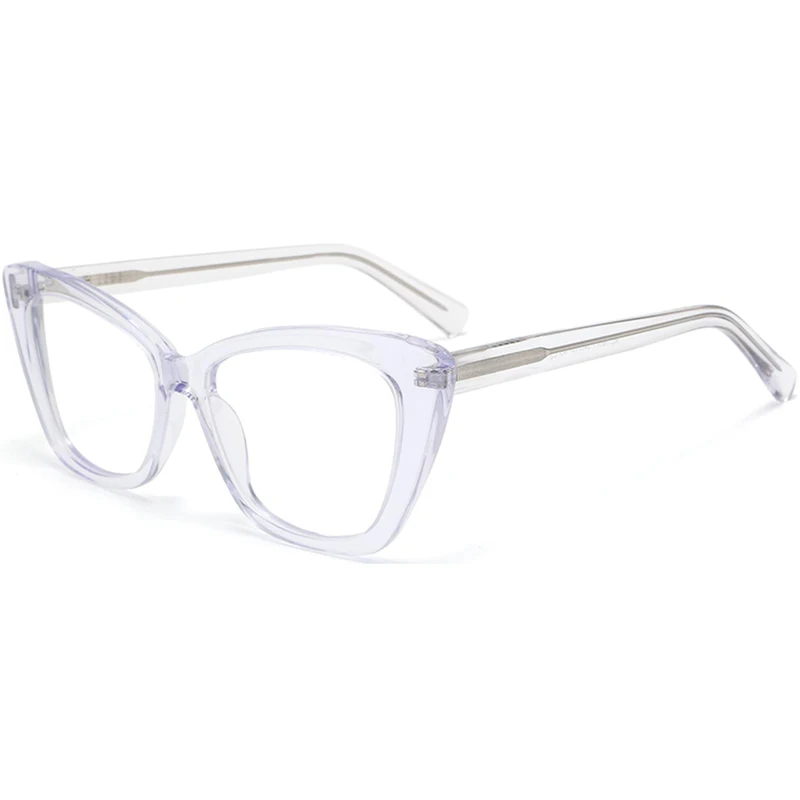 Latest model leopard acetate cat eye spectacl frame for women