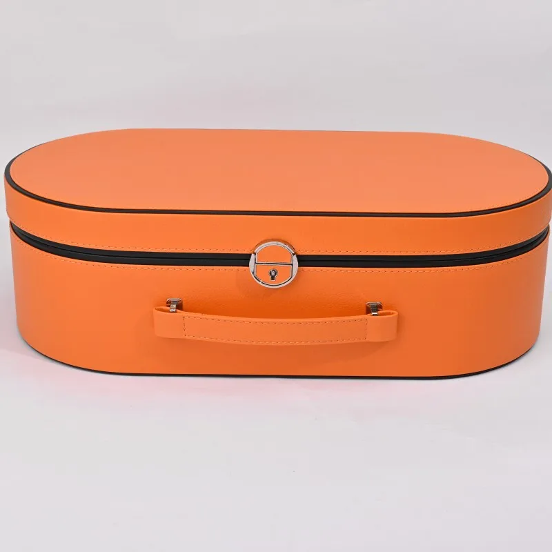 Factory supply OEM design high-end custom logo orange wine bottle with corkscrew accessories packaging box for 2 wine bottle