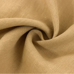 sales Factory Pure Plain Linen Fabric Dress Design Fabric upholstery cloth fabrics free sample
