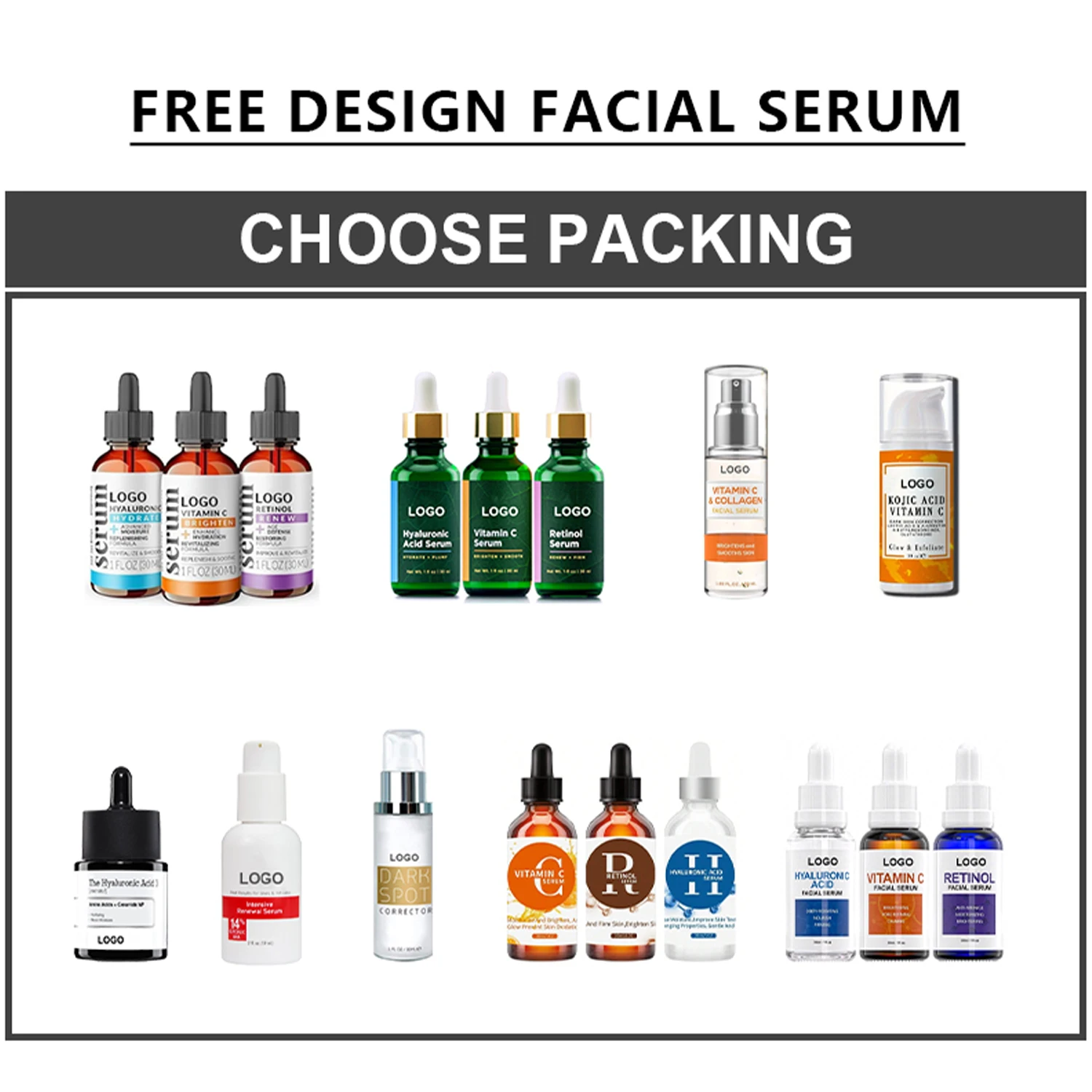 korean bee venom Niacinamide peptide hyaluronic acid firming anti aging whitening face skin care serum facial serum for face