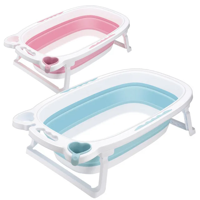 Hot Sale Folding Collapsible Newborn Baby Bath Tub PP Bathtub