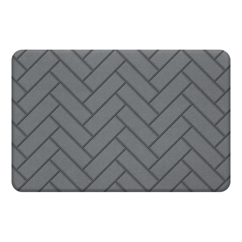 Dry Instantly Super Water Absorbent Diatomaceous Stone Bath Mat For Bathroom