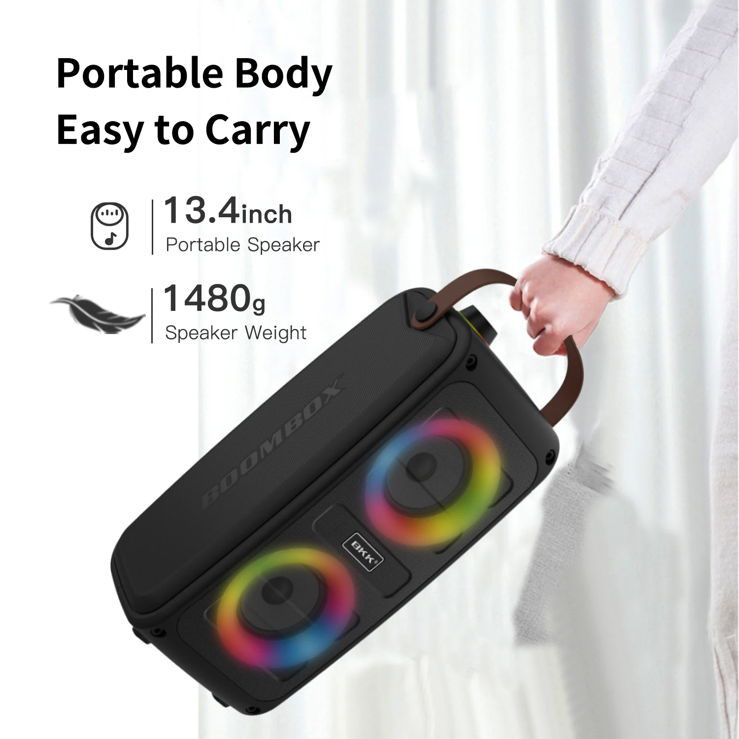 Professional Audio Speaker 3 inch Powered Speakers Active Digital Amplifier BT Speaker for Party