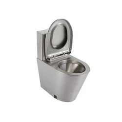 Hot Sale Wholesale Custom High Quality One Piece WC Toilet, Stainless Steel Toilet