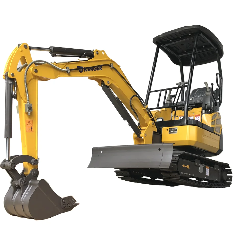 KINGER tree plant mini hydraulic excavator micro digger