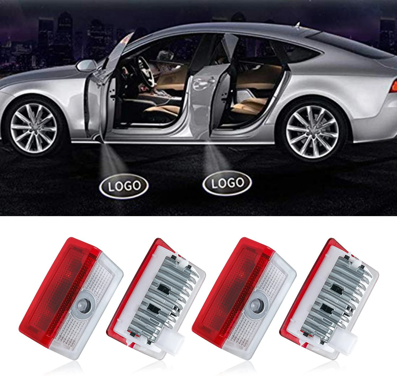 Светодиодный светильник с логотипом двери автомобиля, лазерный проектор, приветственные огни, привидение, тень, светильник для Mercedes Benz A C E M Class W176 W205 W21