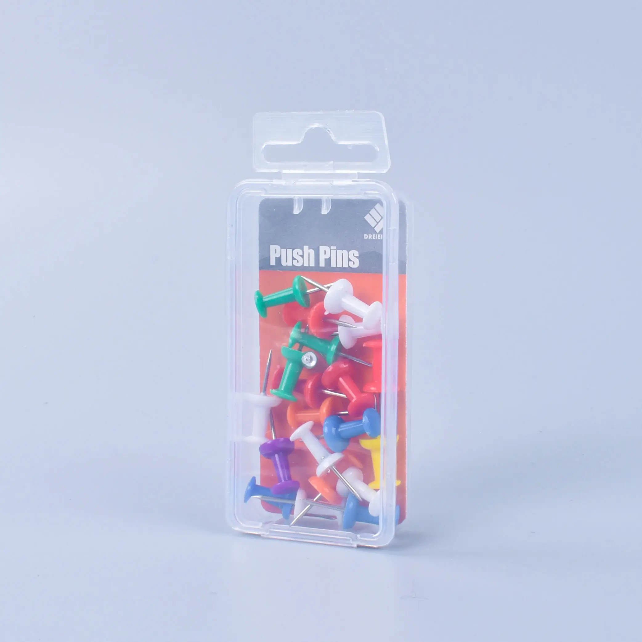 Shanfeng Colored Map Thumb Tacks Decorative Push Pins With Round Plastic Head