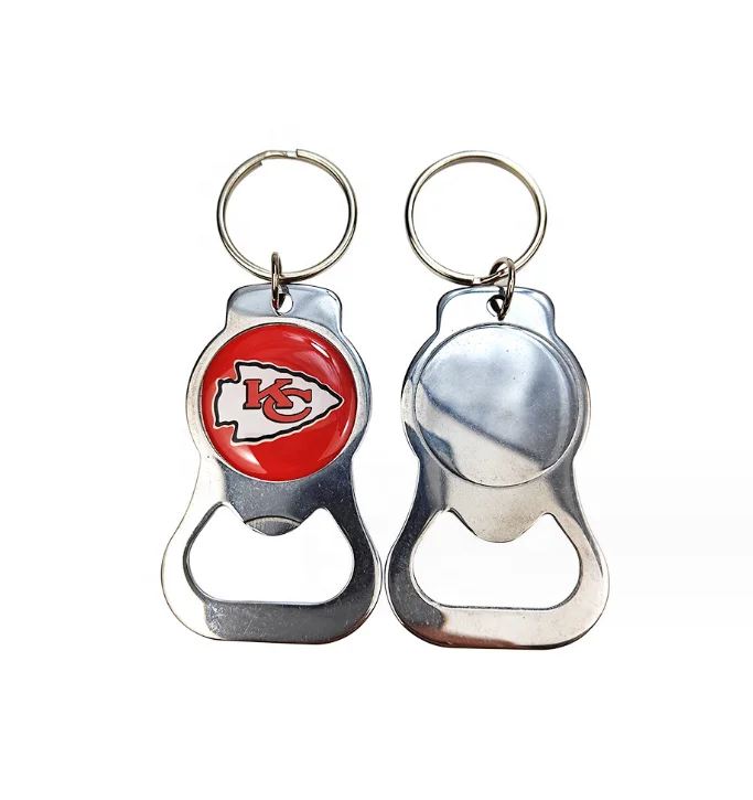 High Quality Metal Beer Bottle Opener Keychain Custom Logo Shape Casting Various Styles Key Ring Bottle Opener