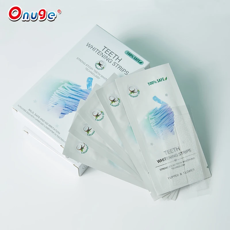 whitening products trusted by global top oral care brands Ready to ship In stock 6% hp teeth whtiening dry strips
