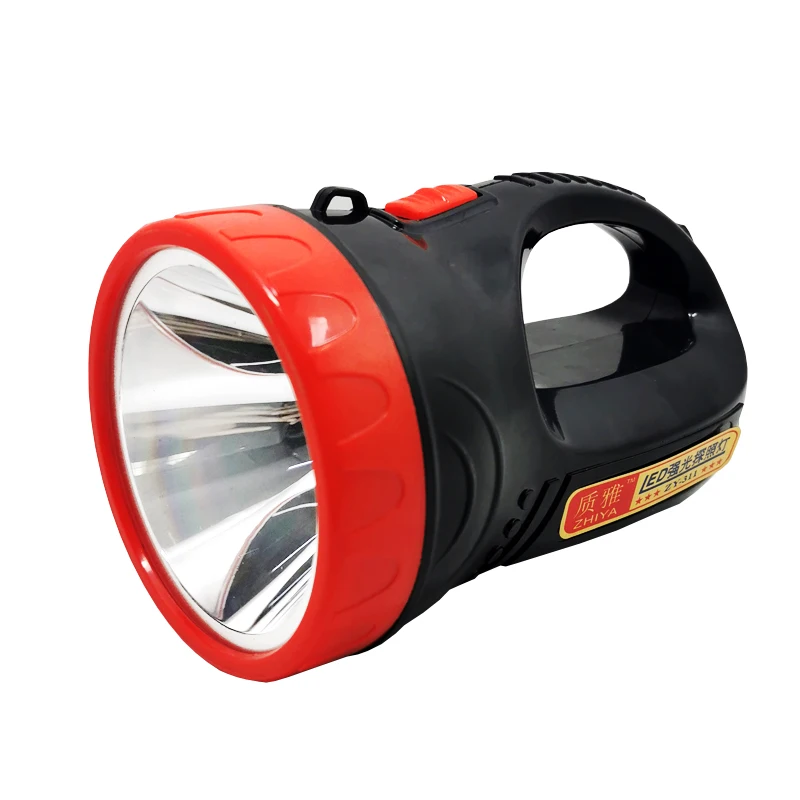 Factory direct LED rechargeable flashlight energy saving durable strong light portable lamp LED searchlight