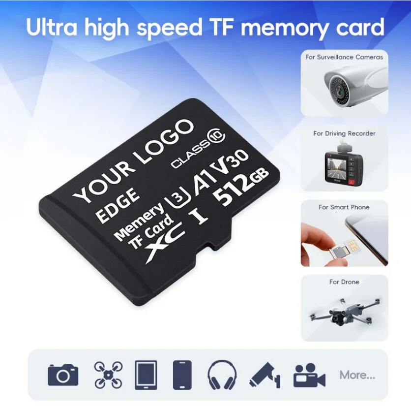 Durable SD Cards 16GB 32GB 64GB 128GB 256GB High-Speed Reliable Storage for Dash Cams Continuous Recording and Extreme