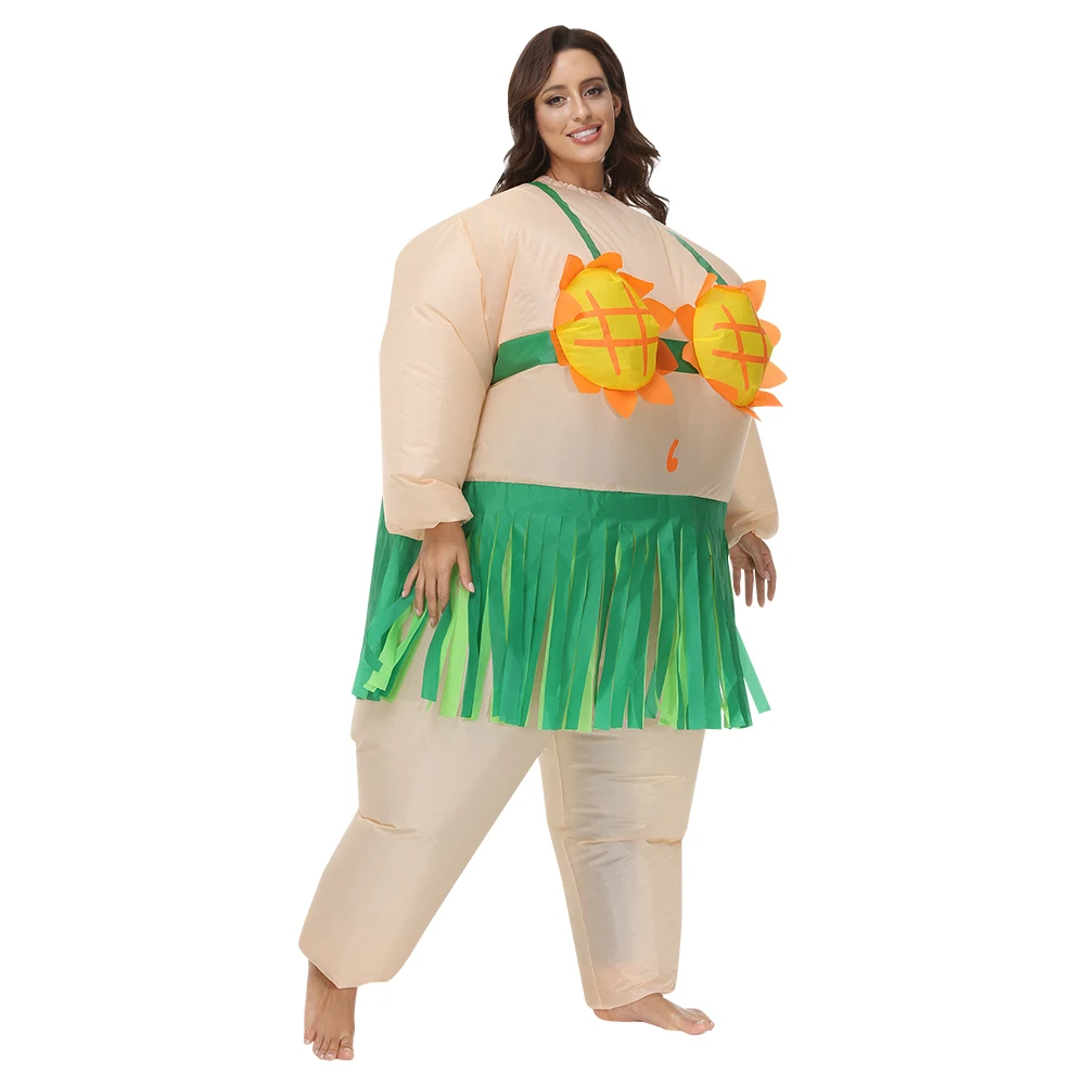 Carnival costume Inflatable Sunflower hula costume Halloween Party Animal Anime Inflatable Costume for Adults