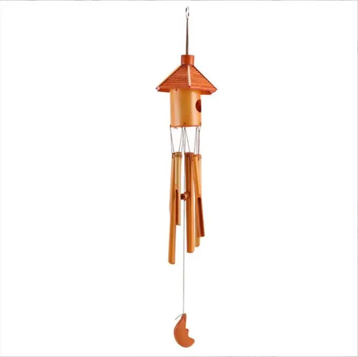 Wholesale Custom Bamboo Wind Chime Home Wedding Decoration Promotional Gift Custom Logo And Size