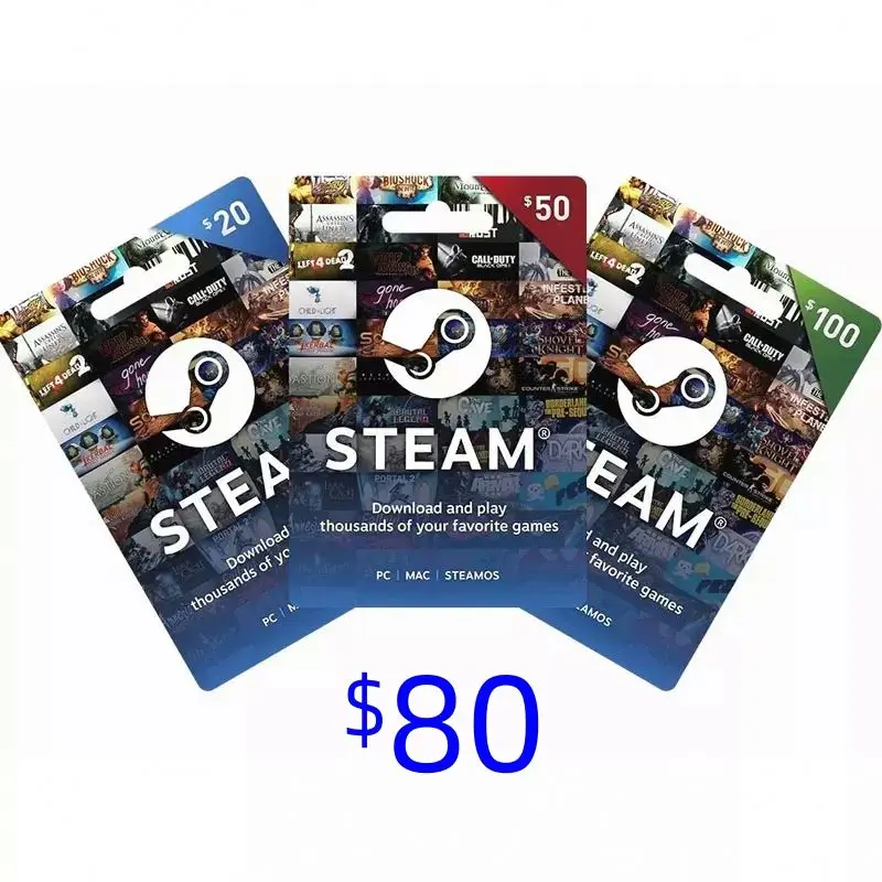 DLC expansion 1 American STEAM recharge code 80 dollar Top up of American Service steam account Recharge US wallet balance 80$