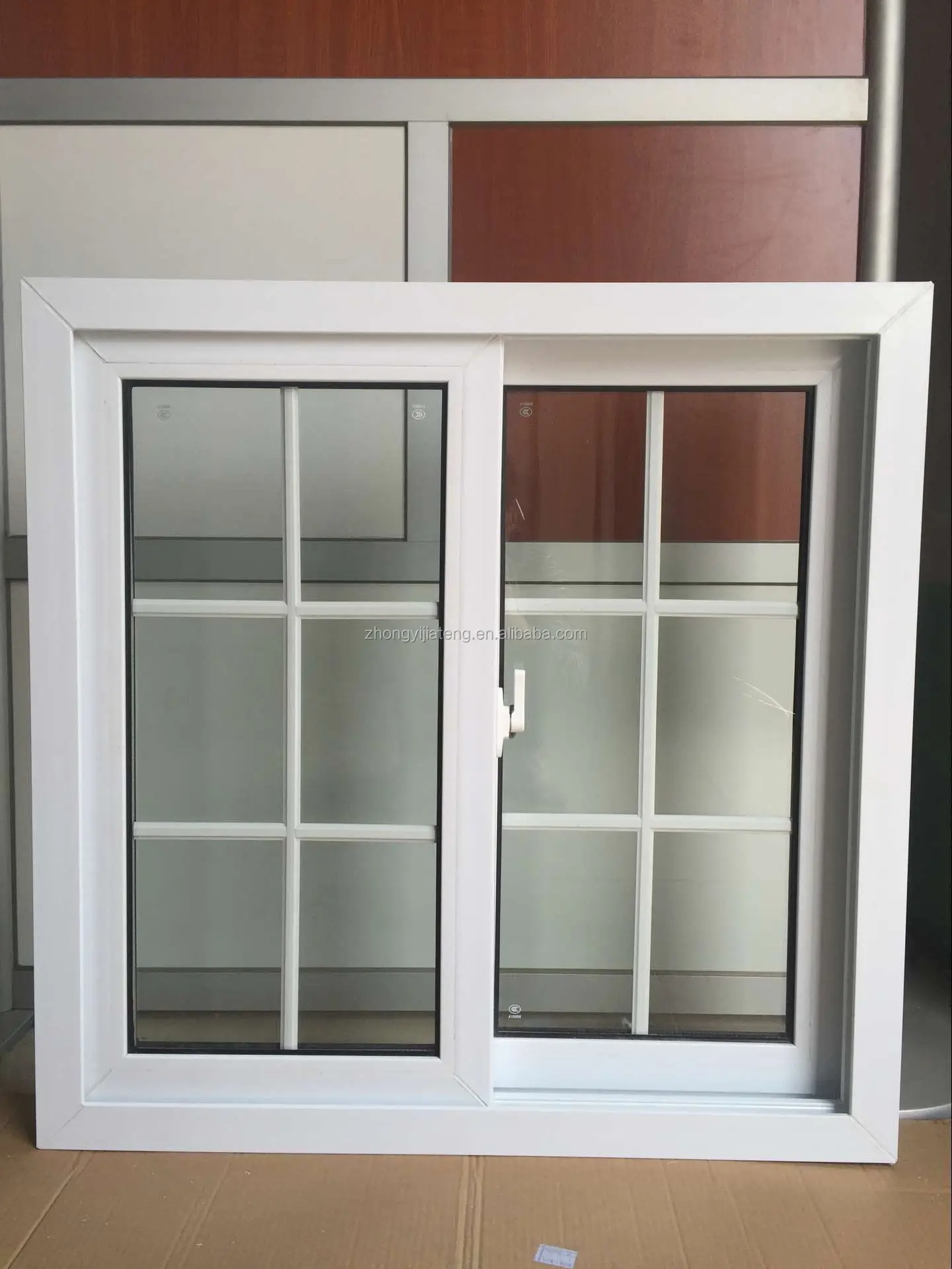 latest window designs best price pvc sliding windows with iron steel grill insect screen