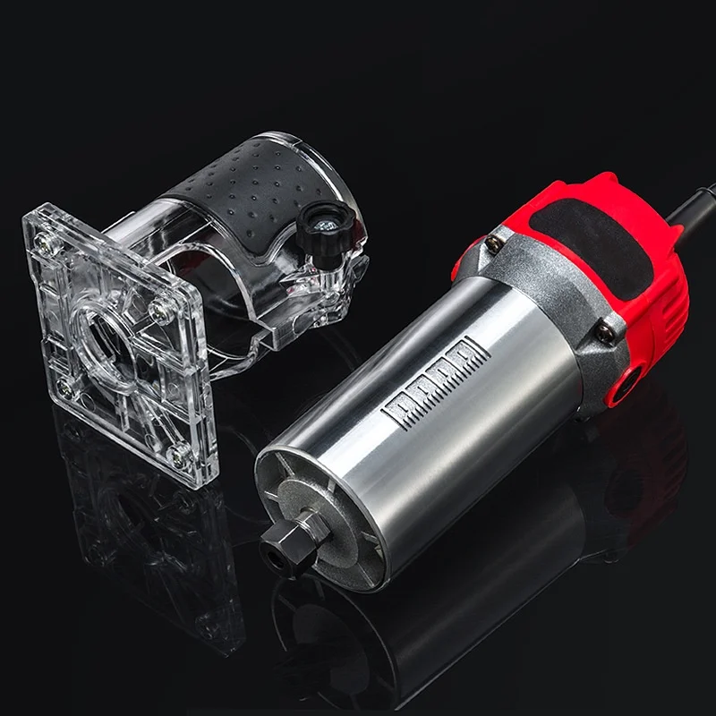 30000rpm Transparent Base Edge Guide Wood Laminate Electric Trimmer tool Woodworking Electric Trim Router