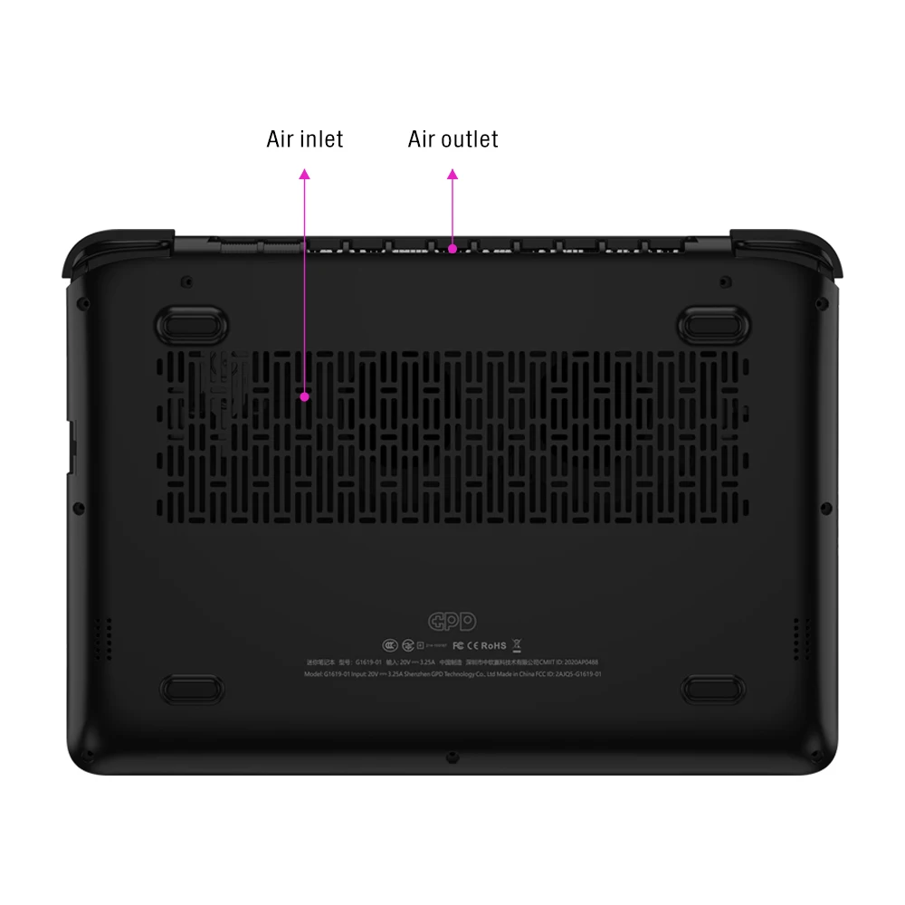 GPD WIN Max China Mini Gaming Laptop Small PC Gamer Notebook 8 Inch Touch Screen CPU I5 1035G7 RAM 16GB+512GB 15000mAh battery