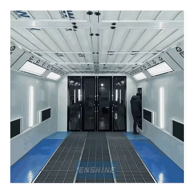 Wholesale price paint spray booths supplier / semi down draft spray booth car painting / ul approved paint booth