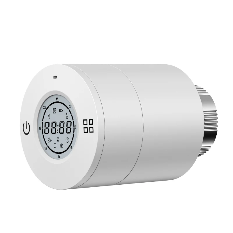 OLDE New Arrival Smart TRV Tuya Zigbee TRV Head Angle Brass replacement Wifi Thermostatic Radiator Valve