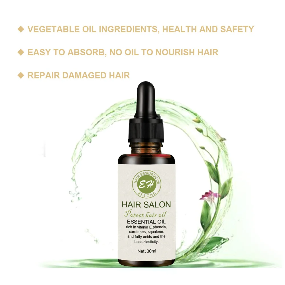 
Pure natural vitamin E hair treatment anti frizz shine nourishing hair care oil 