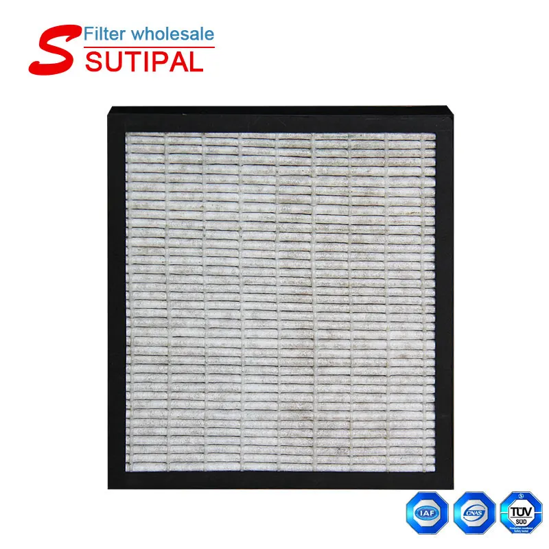 Sutipal suitable aldehyde removal element ACK70NMCK7  corrugated black cabin filters air purifier hepa filter