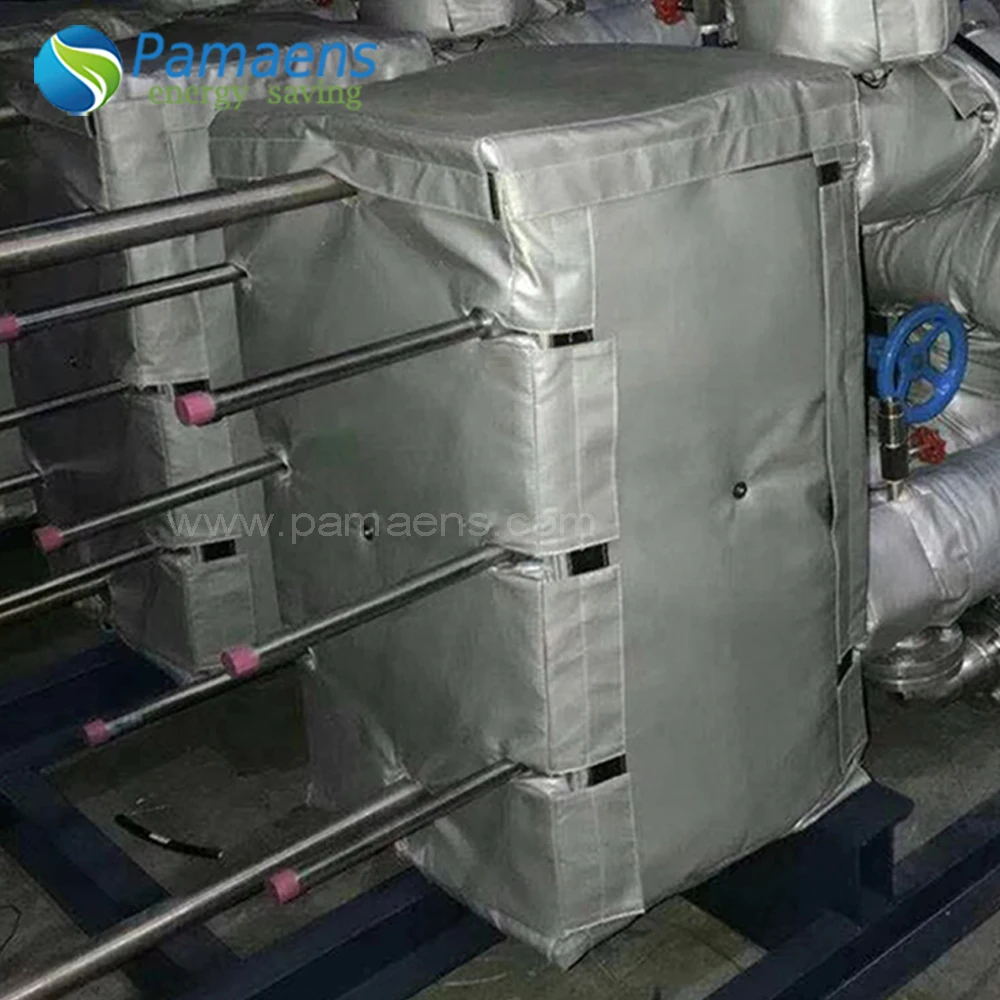 Flexible Plate Heat Exchanger Insulation Jacket, Removable with Buckles with One Year Warranty
