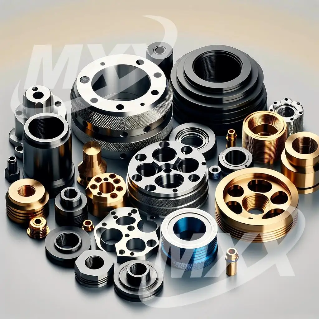 OEM precision cnc small parts machining aluminum steel brass copper cnc parts natural black anodized surface