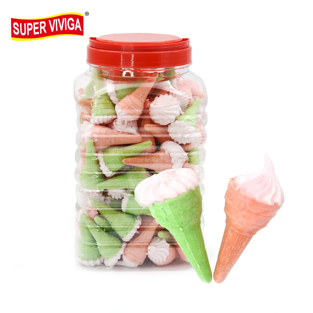 Горячая распродажа халяль Радуга yummy мини мороженое marshmallow ватные конфеты