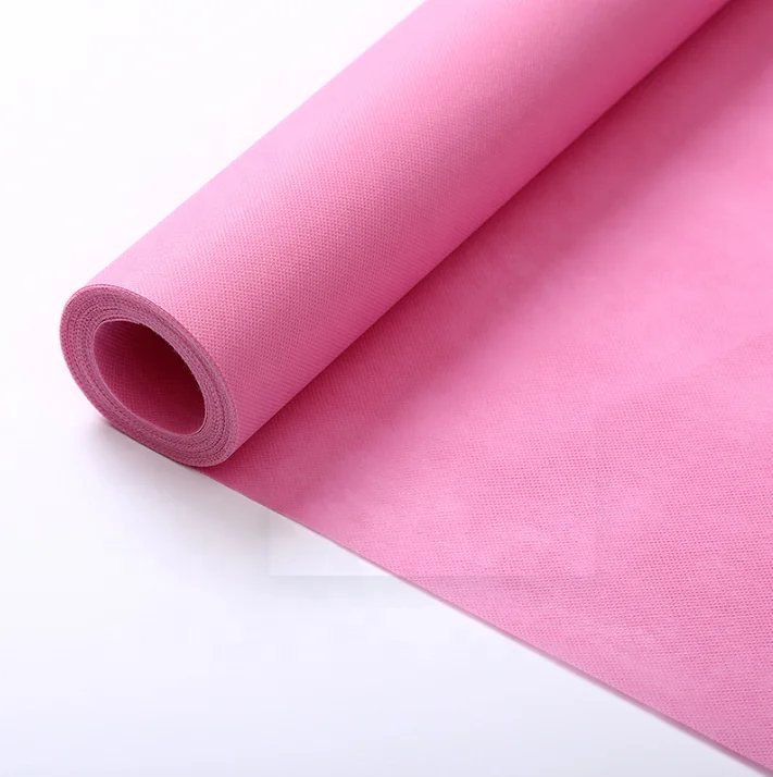 Environmentally friendly recycled polyester spunbonded non-woven shopping bags recycled materials are not woven make cloth rolls